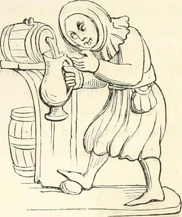 An illustration from Histoire de la caricature et du grotesque dans la littérature et dans l'art, 1875, leaf 165