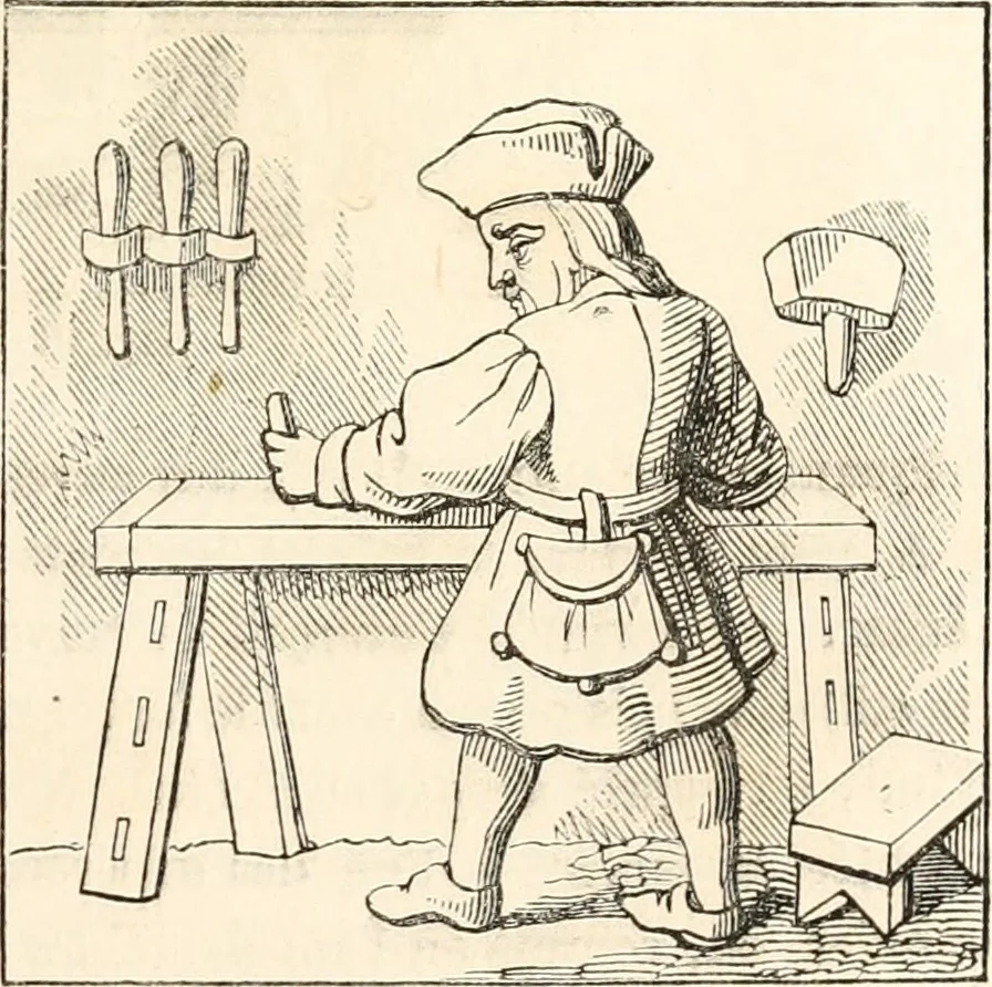 An illustration from Histoire de la caricature et du grotesque dans la littérature et dans l'art, 1875, leaf 166