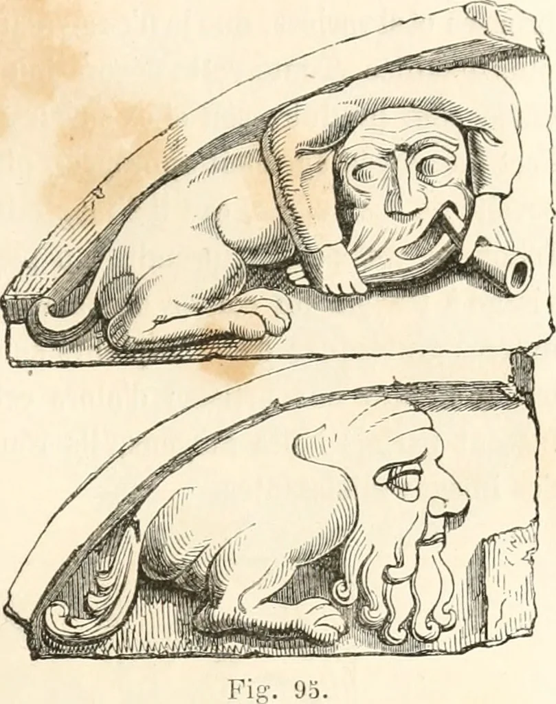 An illustration from Histoire de la caricature et du grotesque dans la littérature et dans l'art, 1875, leaf 170