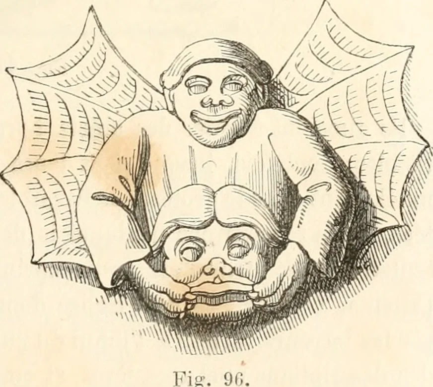 An illustration from Histoire de la caricature et du grotesque dans la littérature et dans l'art, 1875, leaf 170