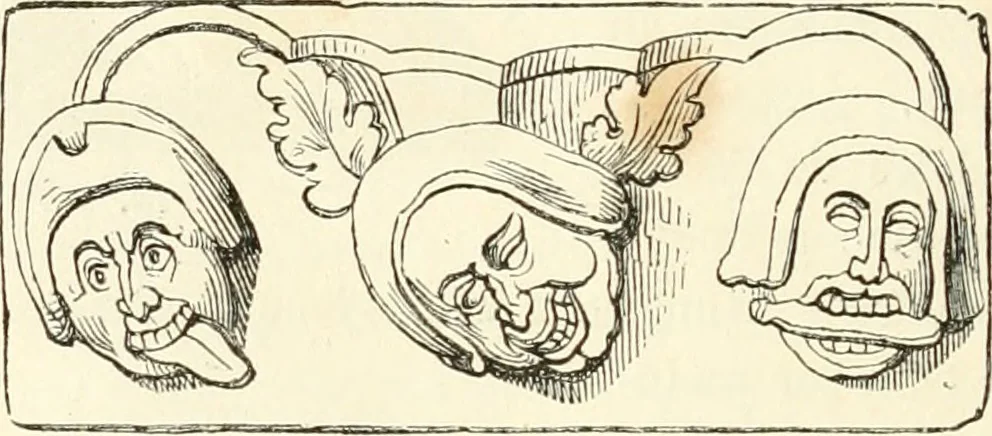 An illustration from Histoire de la caricature et du grotesque dans la littérature et dans l'art, 1875, leaf 171