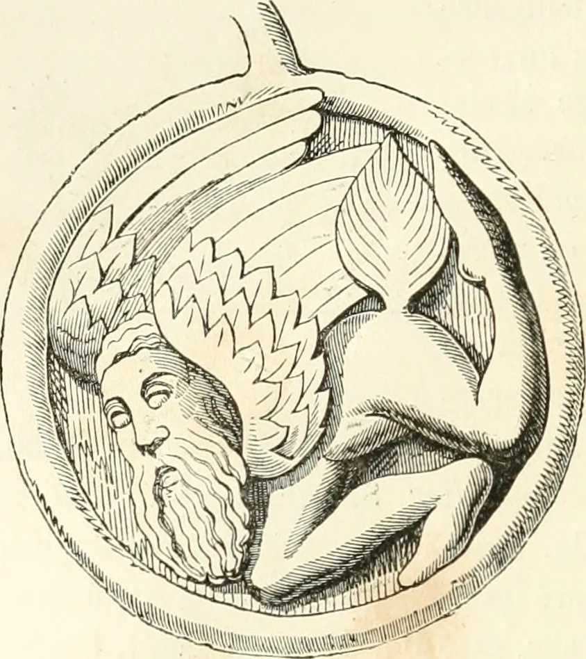 An illustration from Histoire de la caricature et du grotesque dans la littérature et dans l'art, 1875, leaf 175