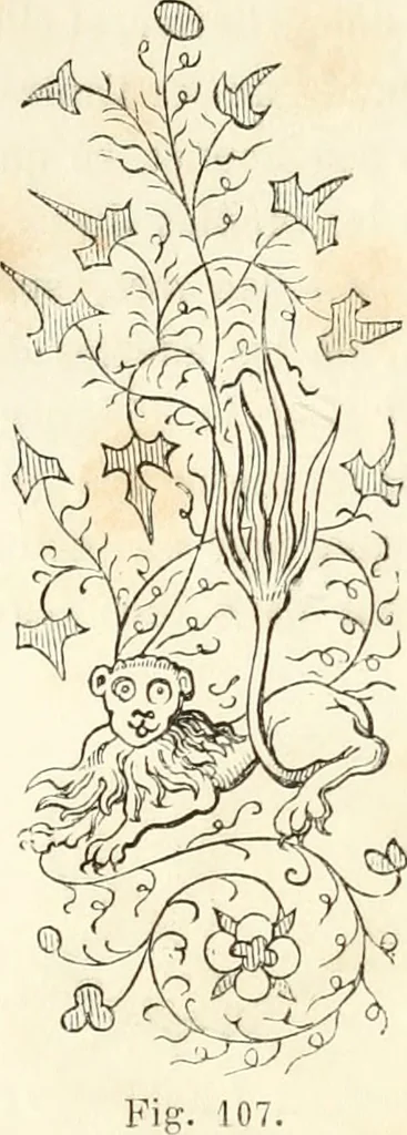 An illustration from Histoire de la caricature et du grotesque dans la littérature et dans l'art, 1875, leaf 177