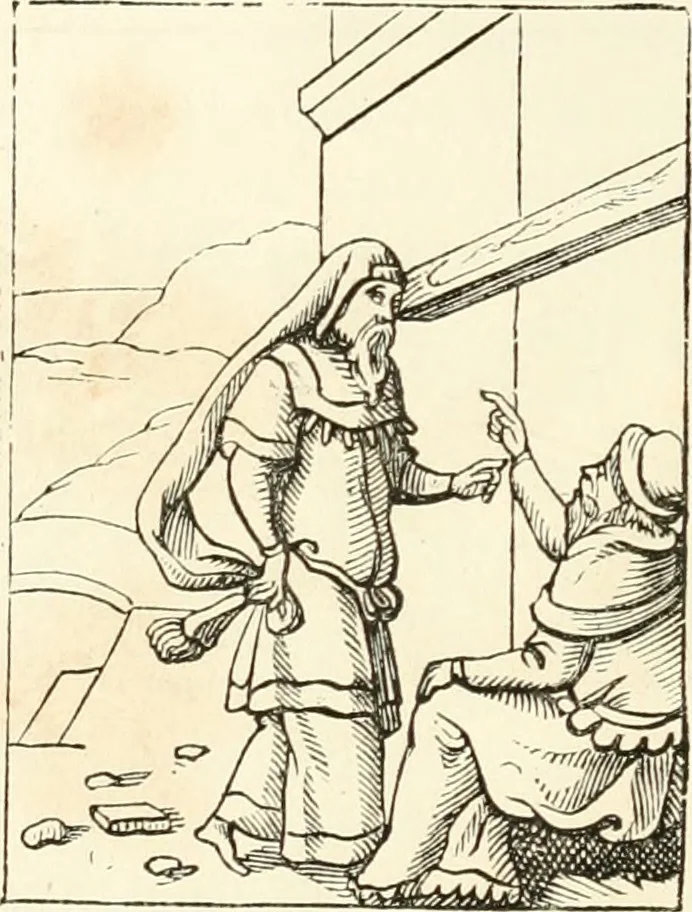 An illustration from Histoire de la caricature et du grotesque dans la littérature et dans l'art, 1875, leaf 179
