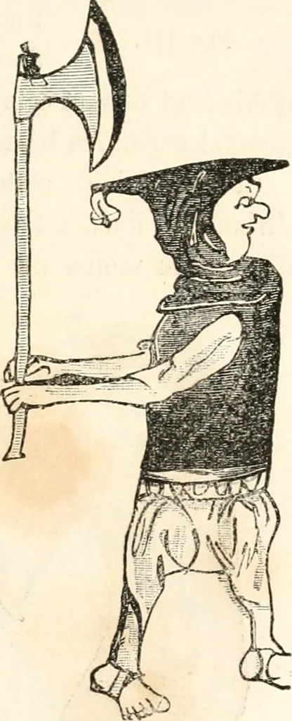 An illustration from Histoire de la caricature et du grotesque dans la littérature et dans l'art, 1875, leaf 198