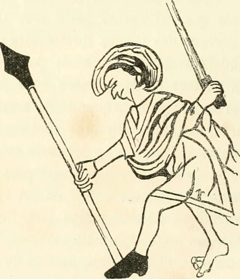 An illustration from Histoire de la caricature et du grotesque dans la littérature et dans l'art, 1875, leaf 199