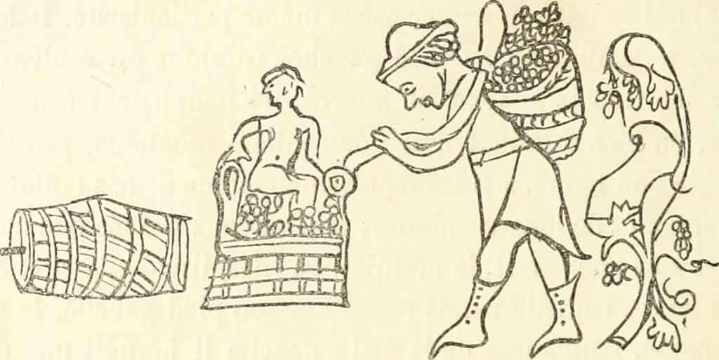 An illustration from Histoire de la caricature et du grotesque dans la littérature et dans l'art, 1875, leaf 201