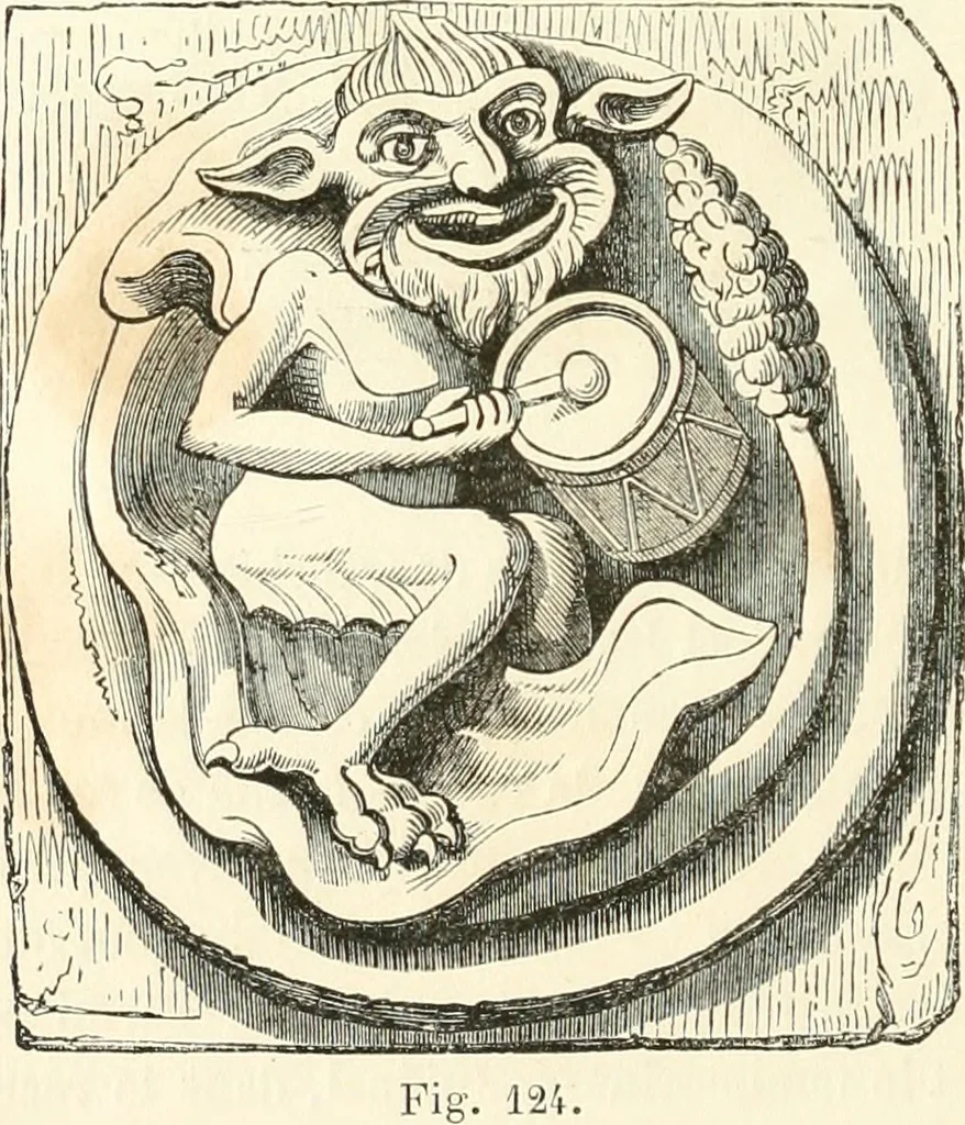 An illustration from Histoire de la caricature et du grotesque dans la littérature et dans l'art, 1875, leaf 215