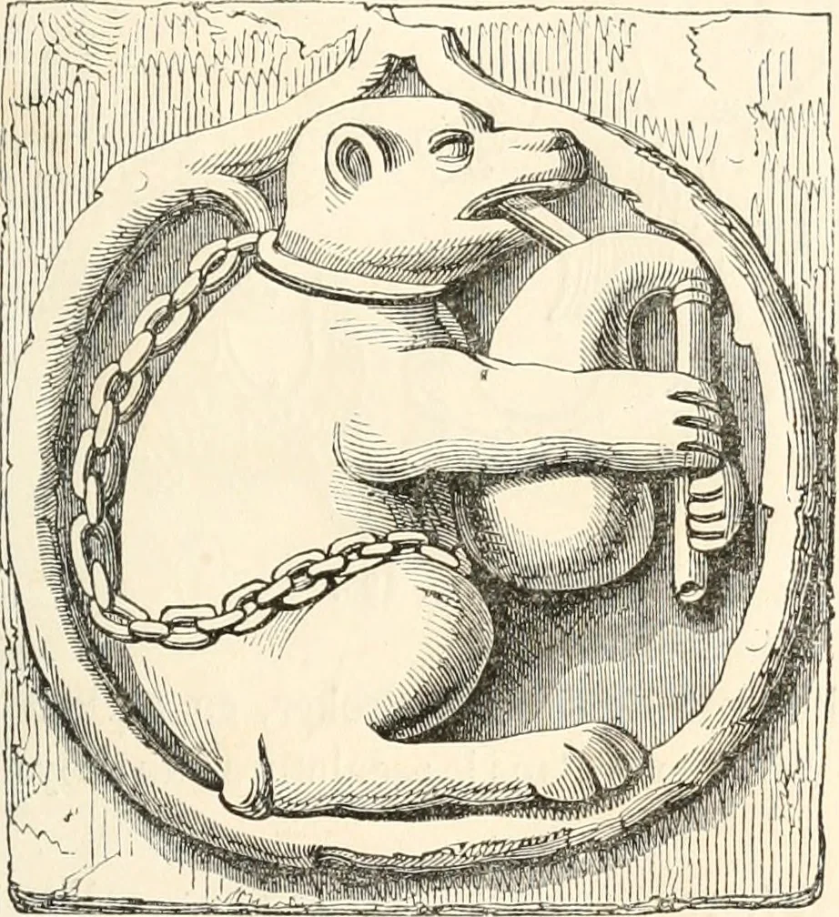 An illustration from Histoire de la caricature et du grotesque dans la littérature et dans l'art, 1875, leaf 216