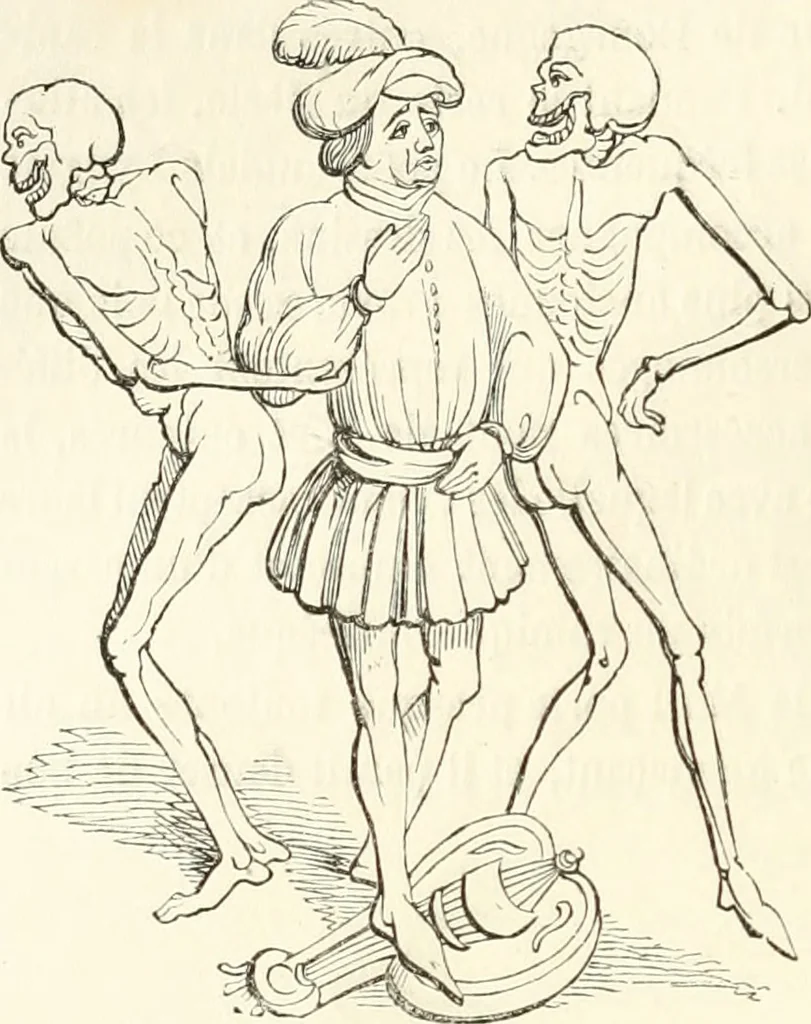An illustration from Histoire de la caricature et du grotesque dans la littérature et dans l'art, 1875, leaf 233