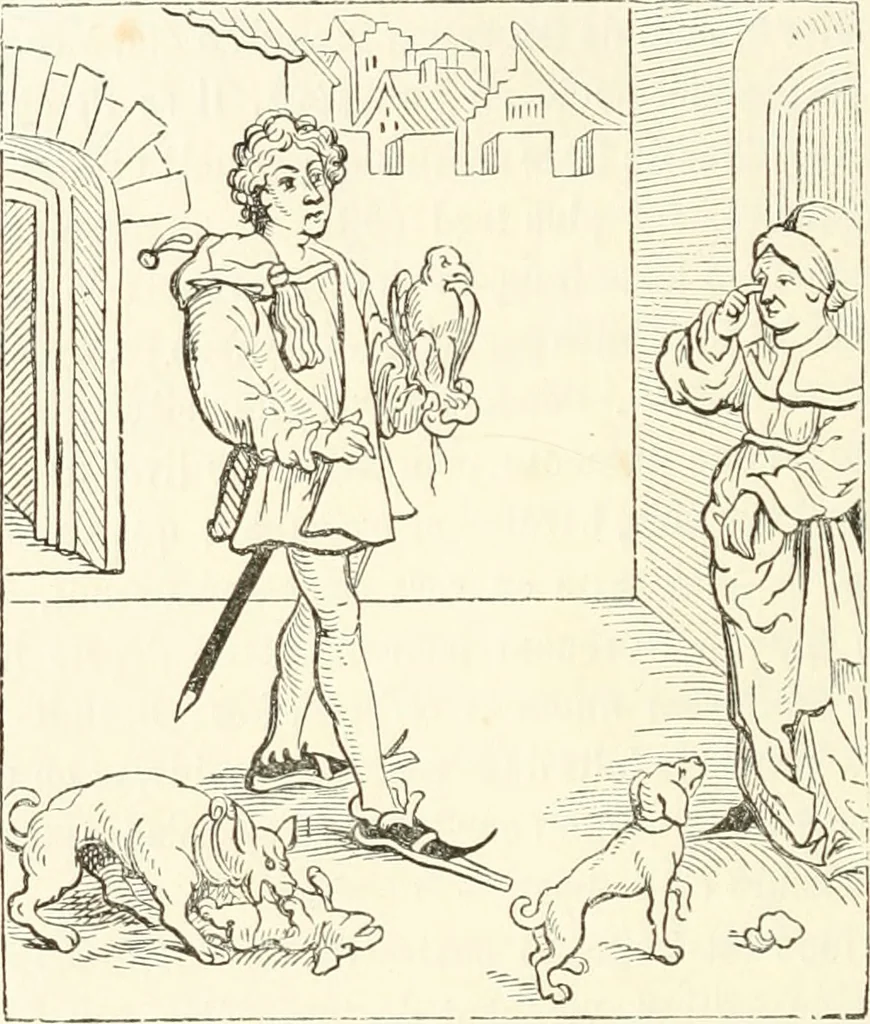 An illustration from Histoire de la caricature et du grotesque dans la littérature et dans l'art, 1875, leaf 235