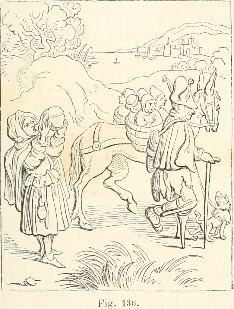 An illustration from Histoire de la caricature et du grotesque dans la littérature et dans l'art, 1875, leaf 236