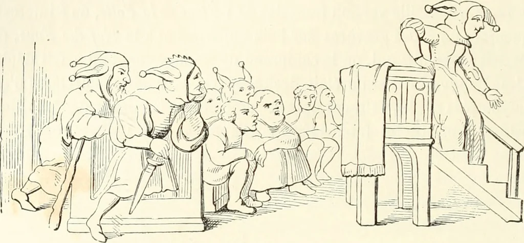 An illustration from Histoire de la caricature et du grotesque dans la littérature et dans l'art, 1875, leaf 243