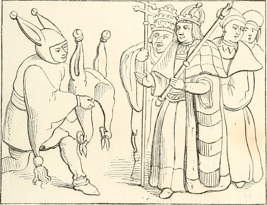 An illustration from Histoire de la caricature et du grotesque dans la littérature et dans l'art, 1875, leaf 262