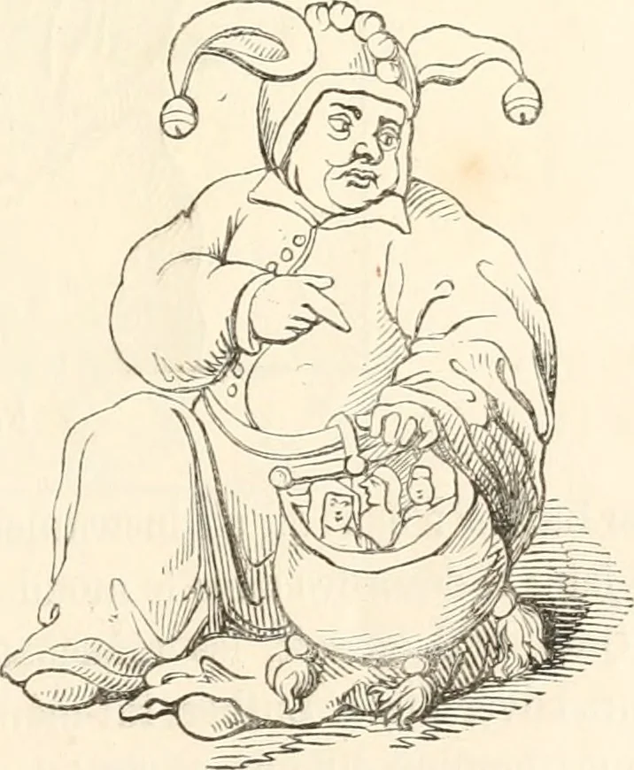 An illustration from Histoire de la caricature et du grotesque dans la littérature et dans l'art, 1875, leaf 266