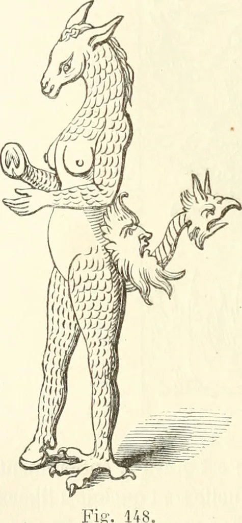 An illustration from Histoire de la caricature et du grotesque dans la littérature et dans l'art, 1875, leaf 269