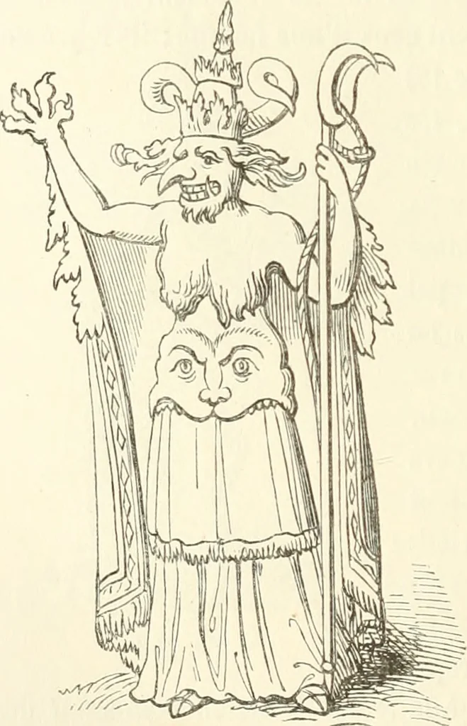 An illustration from Histoire de la caricature et du grotesque dans la littérature et dans l'art, 1875, leaf 271