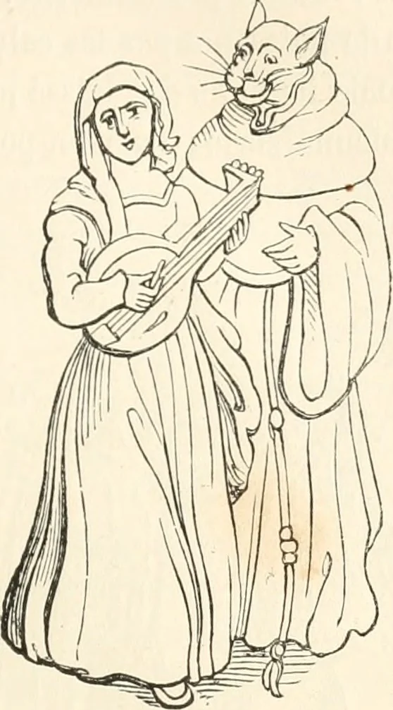 An illustration from Histoire de la caricature et du grotesque dans la littérature et dans l'art, 1875, leaf 276