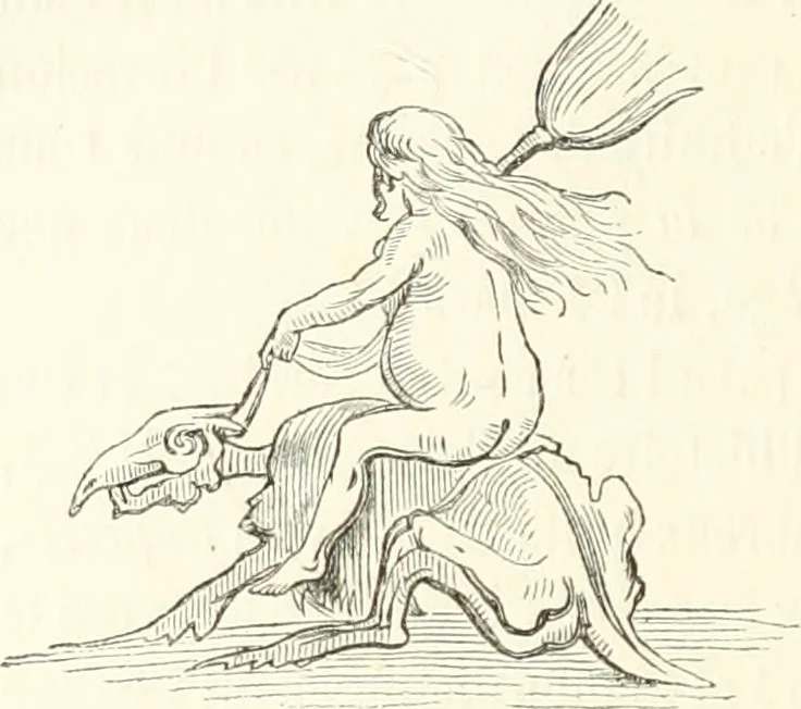 An illustration from Histoire de la caricature et du grotesque dans la littérature et dans l'art, 1875, leaf 319