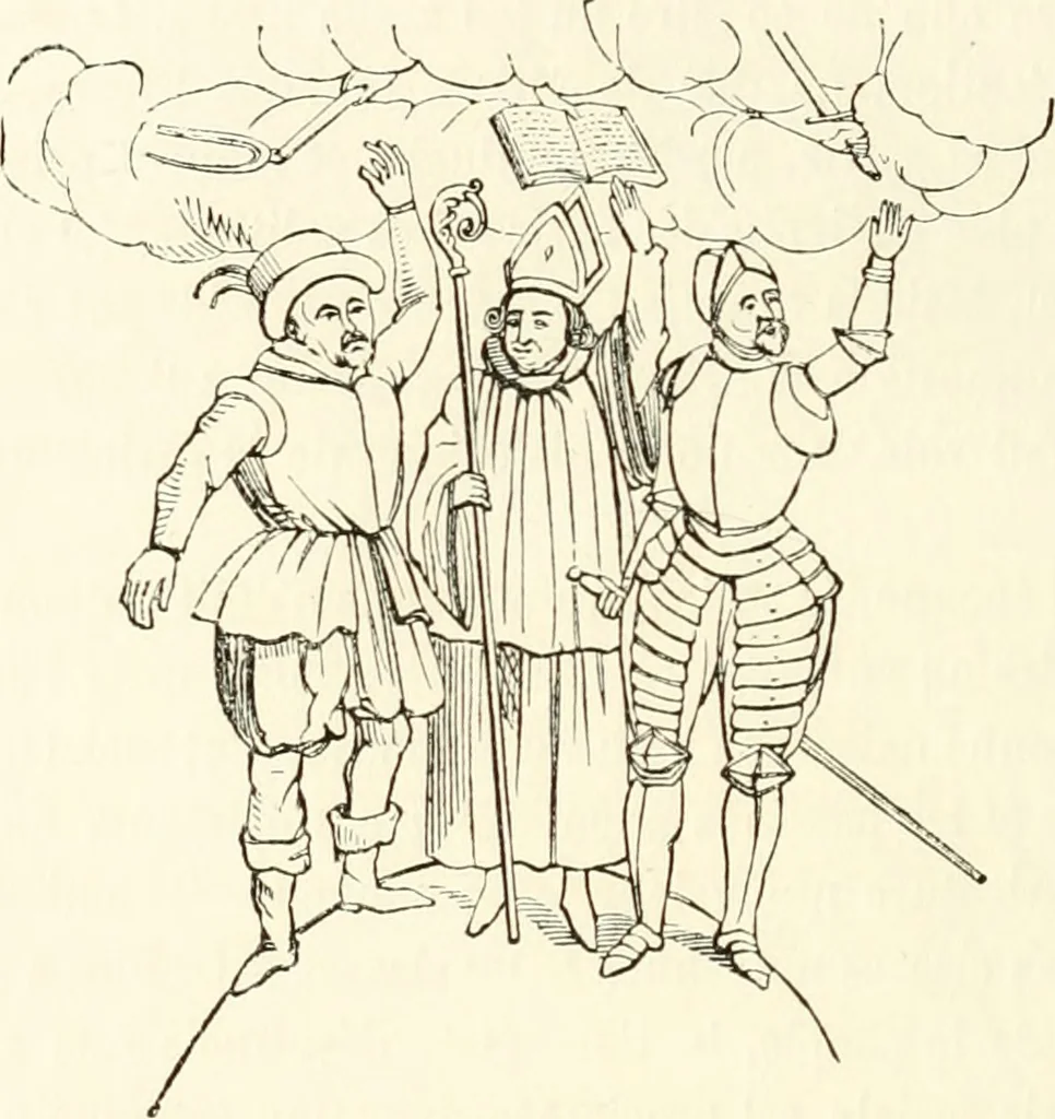 An illustration from Histoire de la caricature et du grotesque dans la littérature et dans l'art, 1875, leaf 359