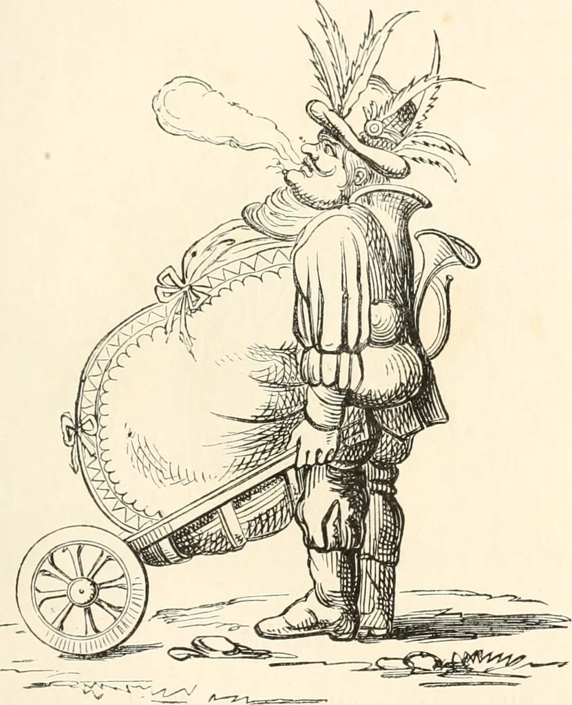 An illustration from Histoire de la caricature et du grotesque dans la littérature et dans l'art, 1875, leaf 364
