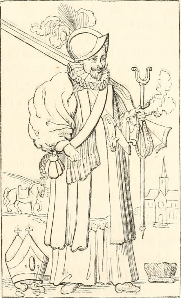 An illustration from Histoire de la caricature et du grotesque dans la littérature et dans l'art, 1875, leaf 370
