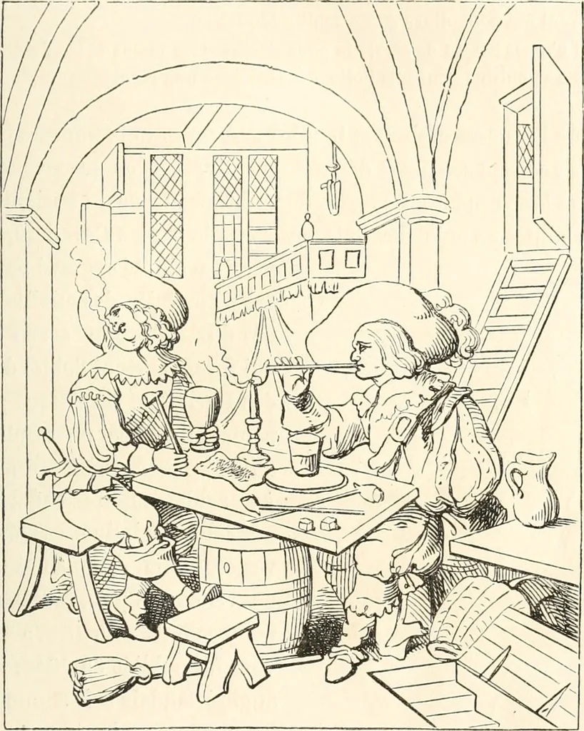 An illustration from Histoire de la caricature et du grotesque dans la littérature et dans l'art, 1875, leaf 372