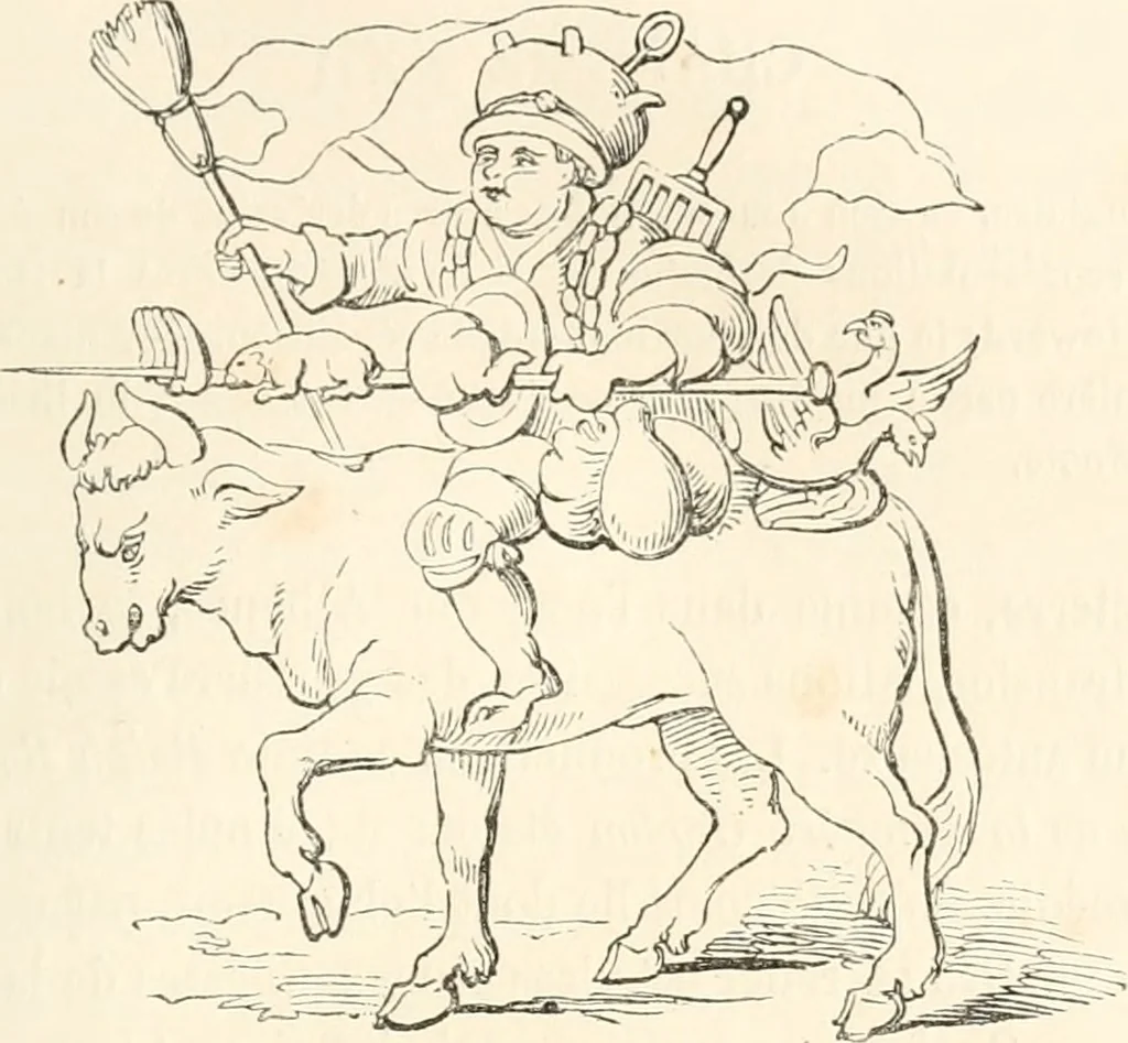 An illustration from Histoire de la caricature et du grotesque dans la littérature et dans l'art, 1875, leaf 380