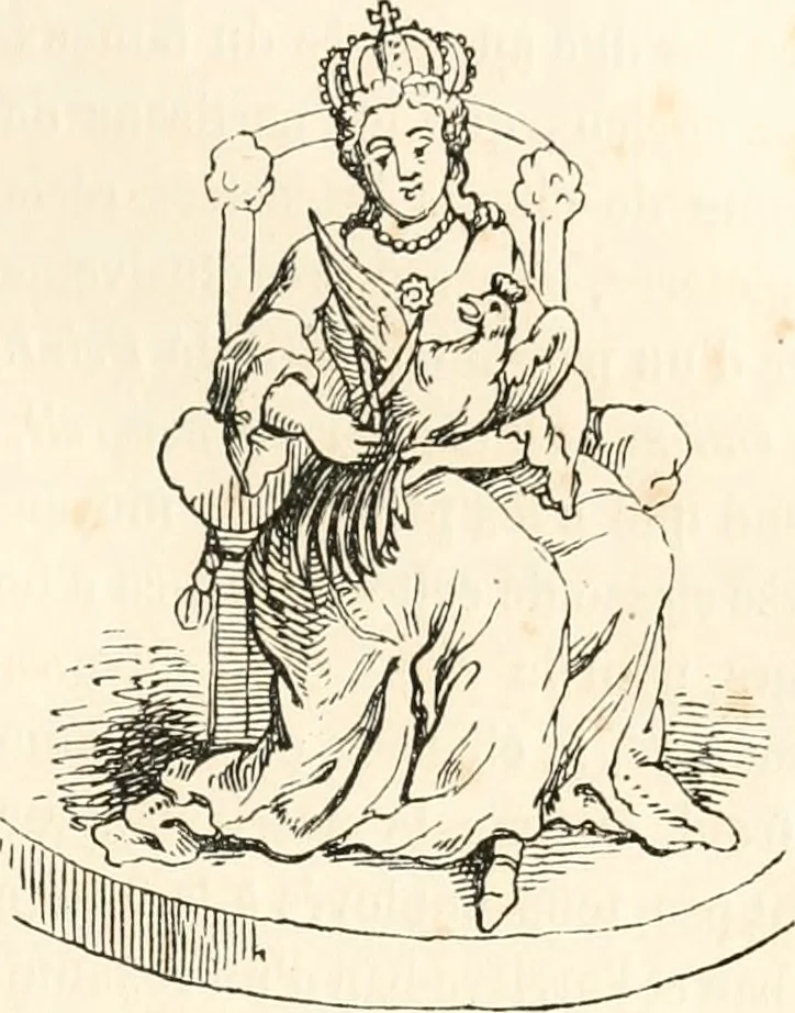 An illustration from Histoire de la caricature et du grotesque dans la littérature et dans l'art, 1875, leaf 416