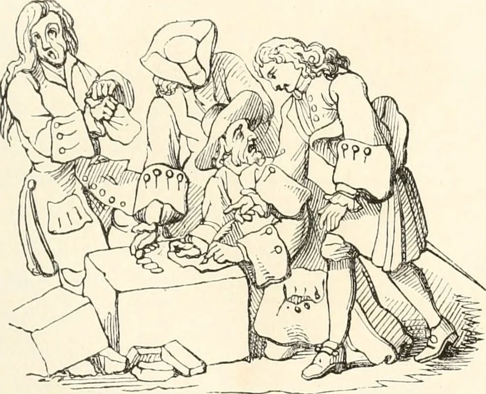 An illustration from Histoire de la caricature et du grotesque dans la littérature et dans l'art, 1875, leaf 422