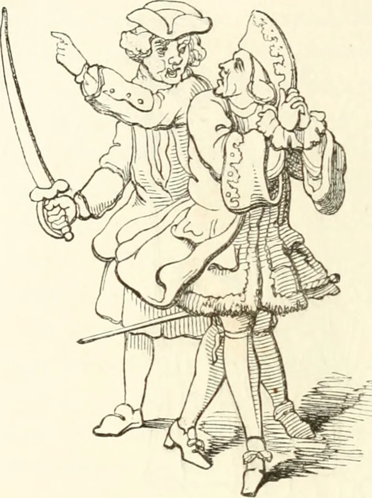 An illustration from Histoire de la caricature et du grotesque dans la littérature et dans l'art, 1875, leaf 429