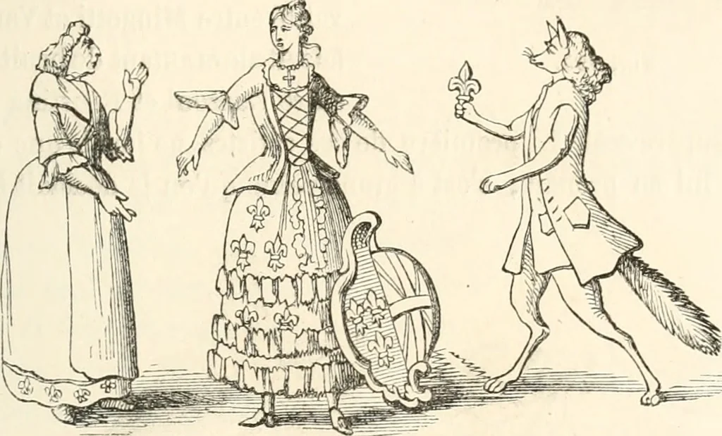 An illustration from Histoire de la caricature et du grotesque dans la littérature et dans l'art, 1875, leaf 430