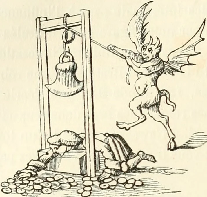 An illustration from Histoire de la caricature et du grotesque dans la littérature et dans l'art, 1875, leaf 431