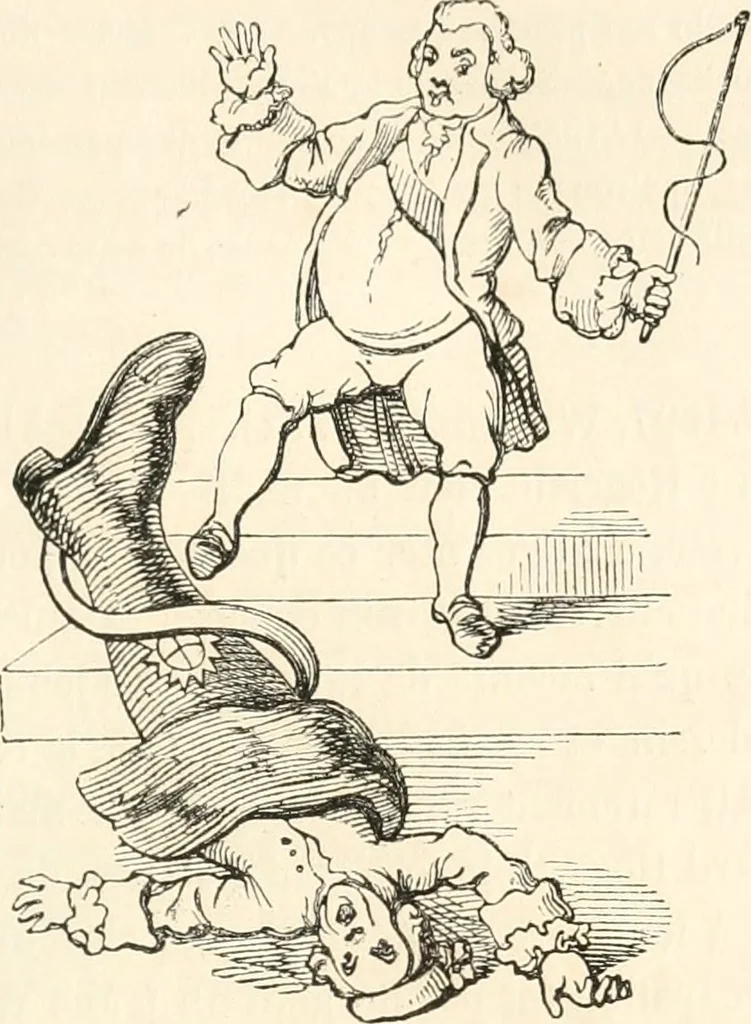 An illustration from Histoire de la caricature et du grotesque dans la littérature et dans l'art, 1875, leaf 436