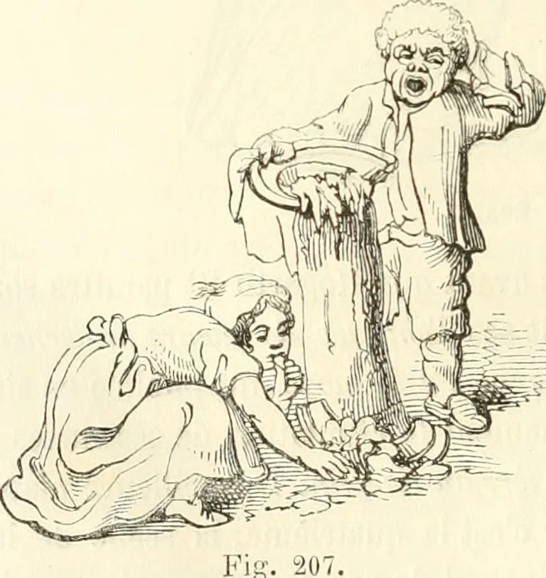 An illustration from Histoire de la caricature et du grotesque dans la littérature et dans l'art, 1875, leaf 441