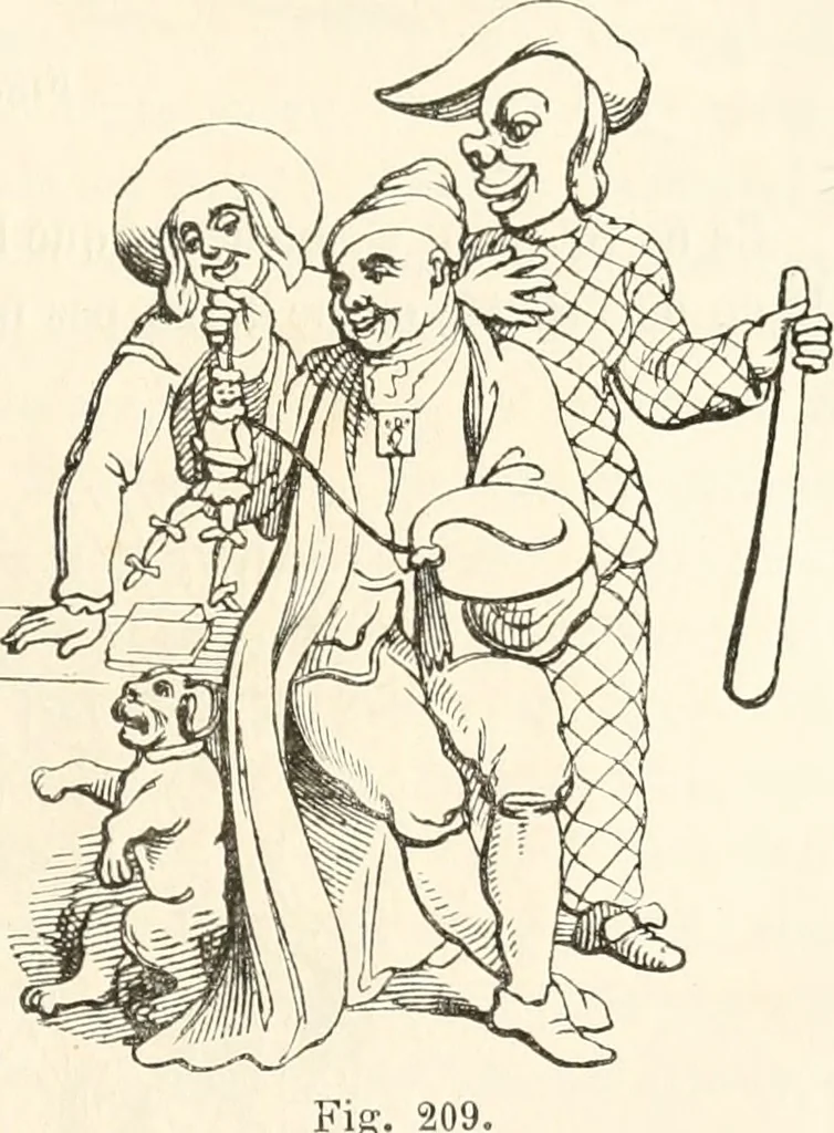 An illustration from Histoire de la caricature et du grotesque dans la littérature et dans l'art, 1875, leaf 444