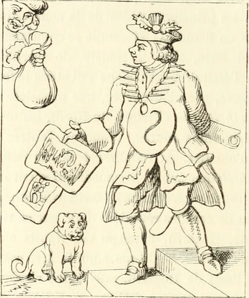 An illustration from Histoire de la caricature et du grotesque dans la littérature et dans l'art, 1875, leaf 449