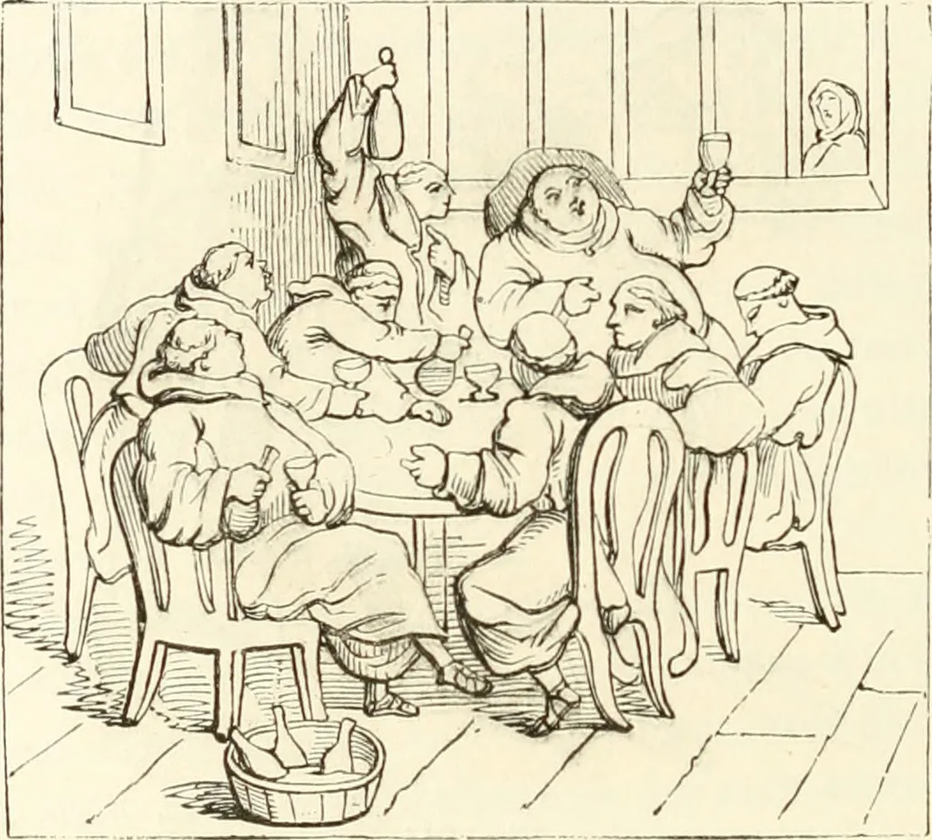 An illustration from Histoire de la caricature et du grotesque dans la littérature et dans l'art, 1875, leaf 453