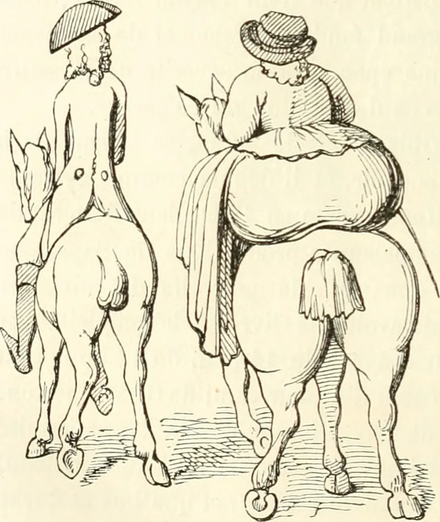 An illustration from Histoire de la caricature et du grotesque dans la littérature et dans l'art, 1875, leaf 455