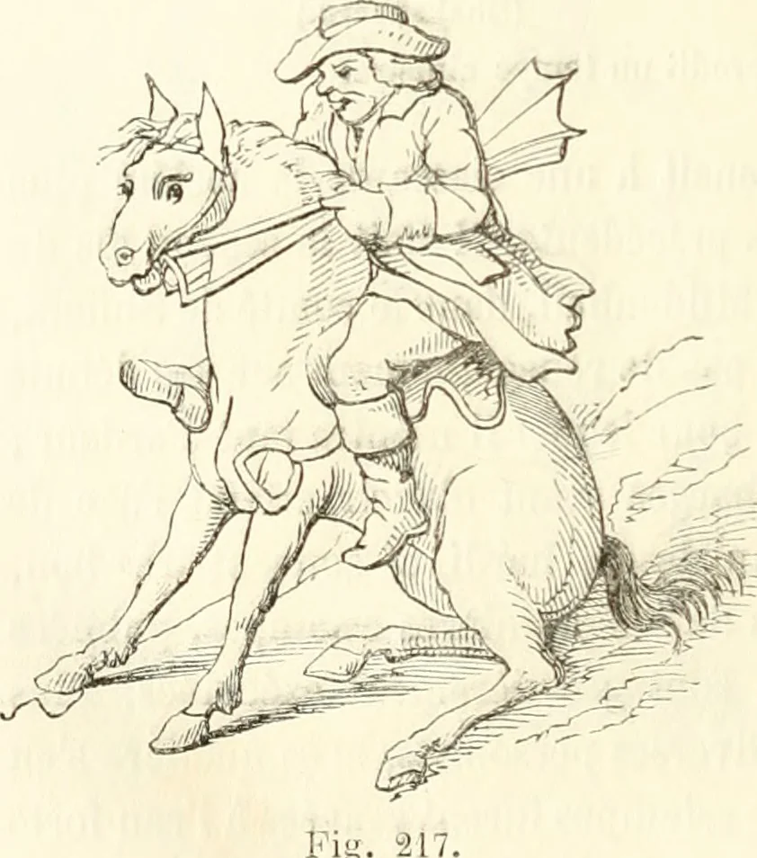 An illustration from Histoire de la caricature et du grotesque dans la littérature et dans l'art, 1875, leaf 457