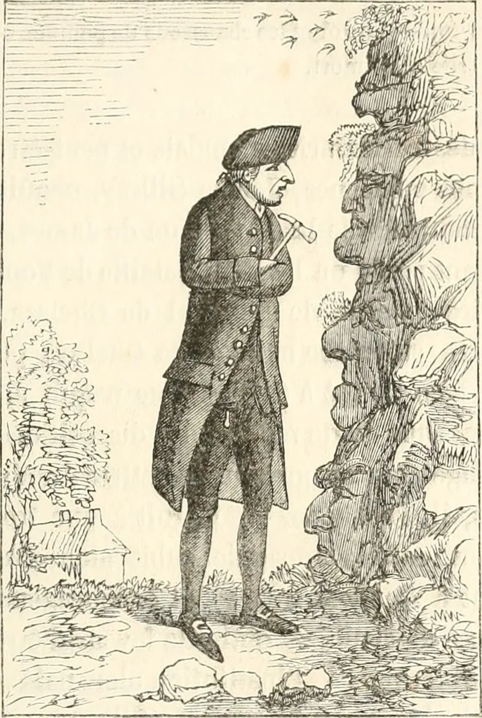 An illustration from Histoire de la caricature et du grotesque dans la littérature et dans l'art, 1875, leaf 462