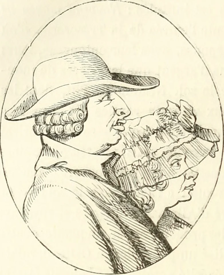 An illustration from Histoire de la caricature et du grotesque dans la littérature et dans l'art, 1875, leaf 469