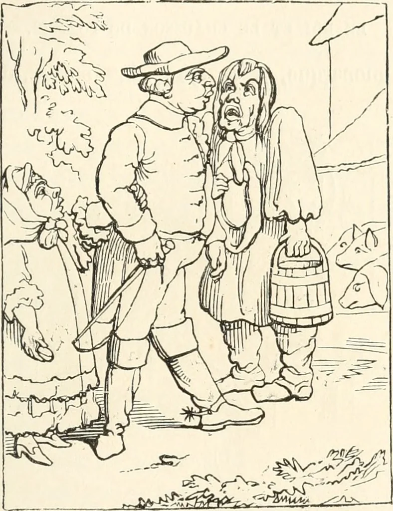 An illustration from Histoire de la caricature et du grotesque dans la littérature et dans l'art, 1875, leaf 472