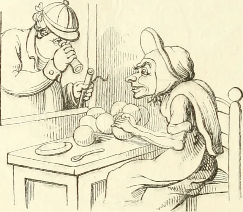 An illustration from Histoire de la caricature et du grotesque dans la littérature et dans l'art, 1875, leaf 473