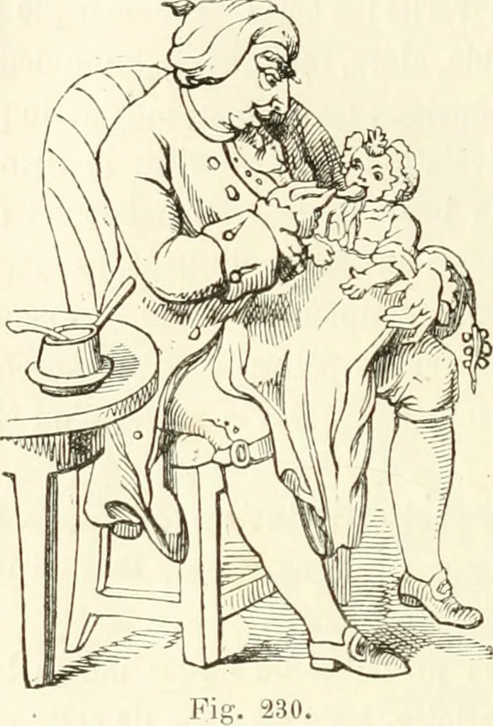 An illustration from Histoire de la caricature et du grotesque dans la littérature et dans l'art, 1875, leaf 475