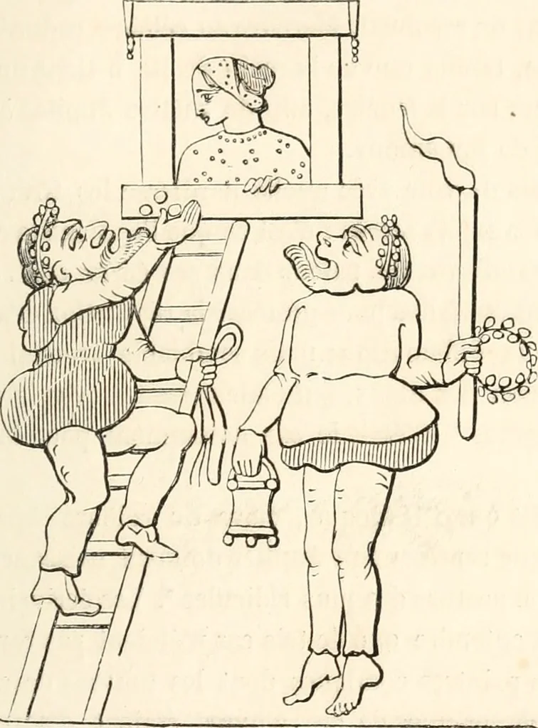An illustration from Histoire de la caricature et du grotesque dans la littérature et dans l'art, 1875, leaf 54