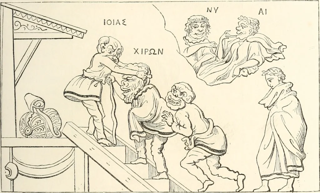 An illustration from Histoire de la caricature et du grotesque dans la littérature et dans l'art, 1875, leaf 56