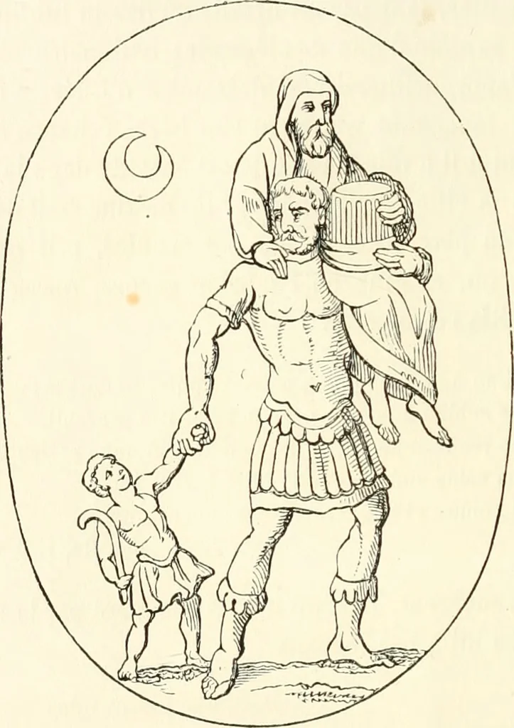 An illustration from Histoire de la caricature et du grotesque dans la littérature et dans l'art, 1875, leaf 59