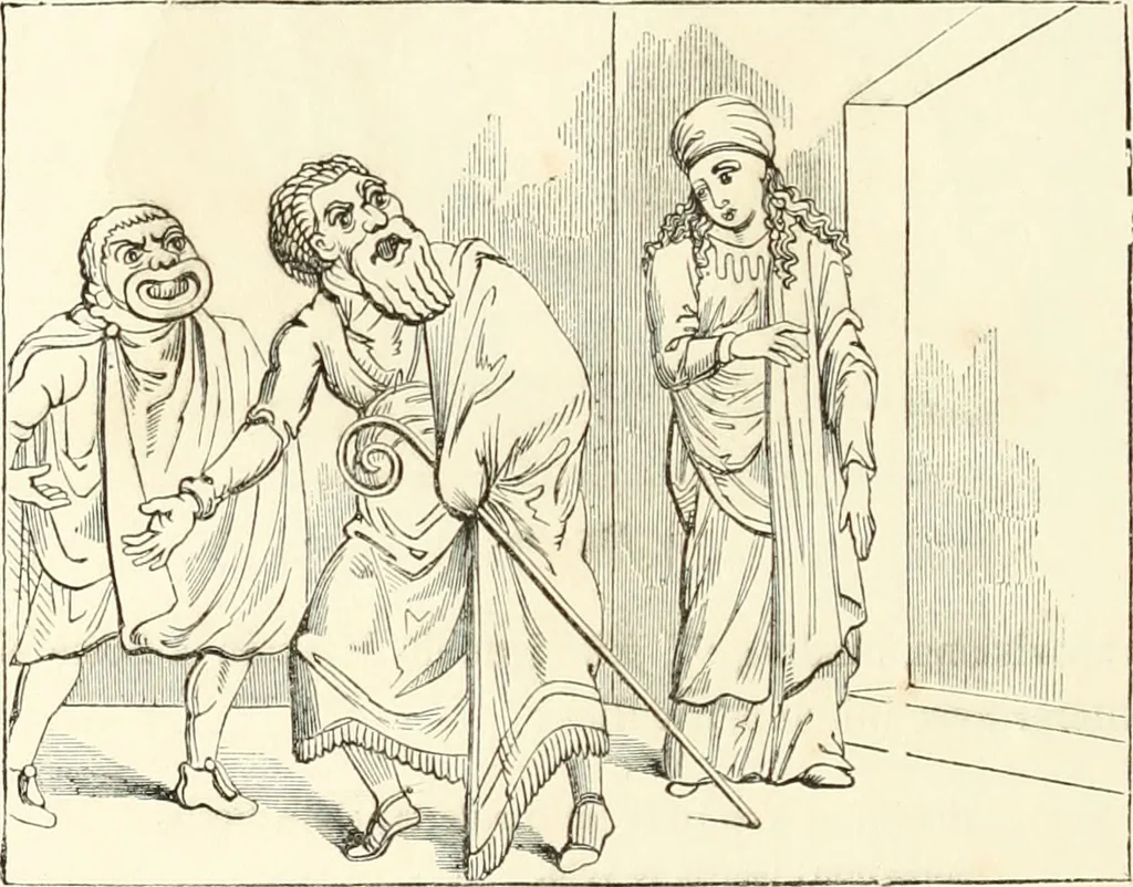 An illustration from Histoire de la caricature et du grotesque dans la littérature et dans l'art, 1875, leaf 65