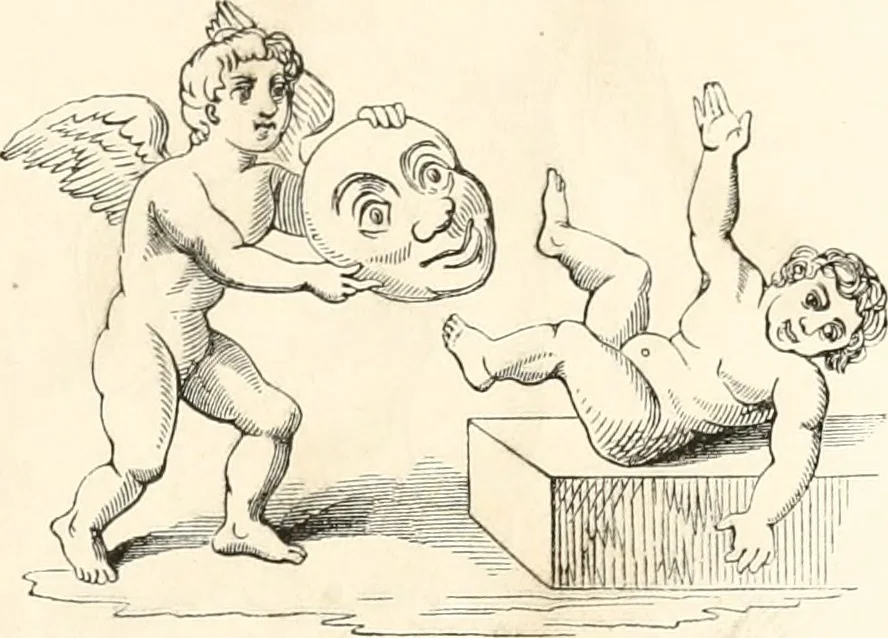 An illustration from Histoire de la caricature et du grotesque dans la littérature et dans l'art, 1875, leaf 66